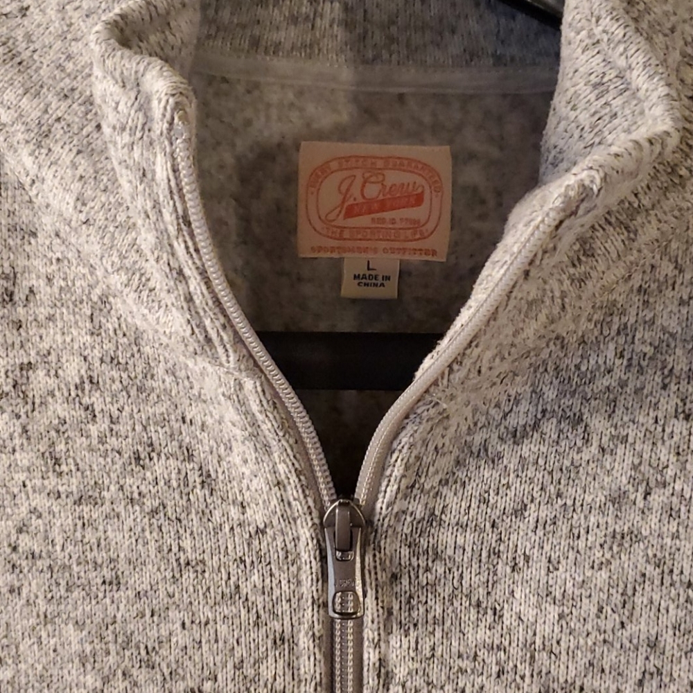 J. Crew 1/2 Zip Heather Sweater Fleece